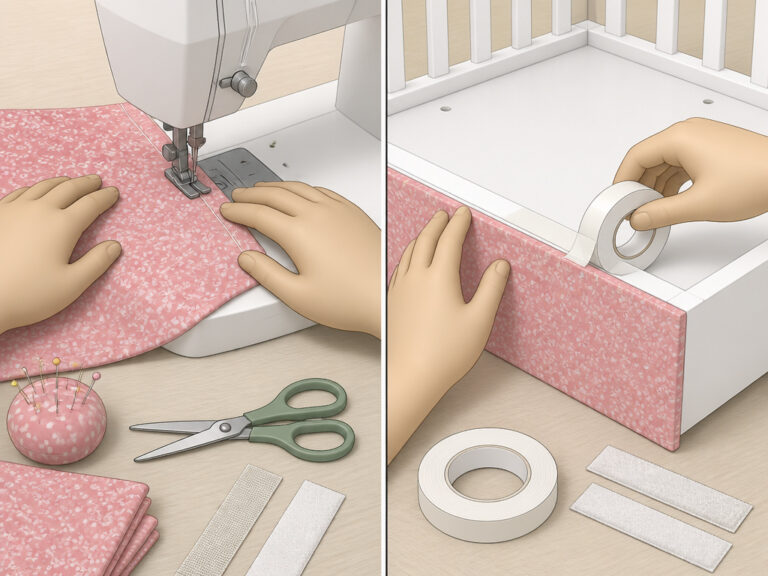DIY Crib Bed Skirt Guide: Adjustable Method for Any Crib