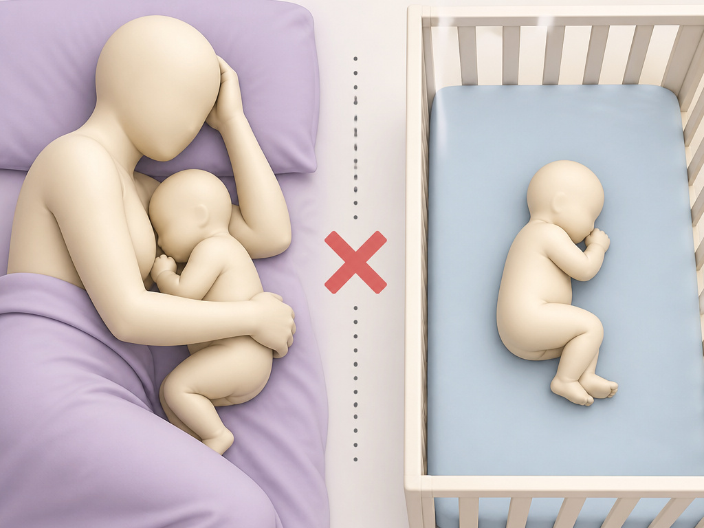 Biological contrast of breastsleeping dyad versus isolated infant in a crib