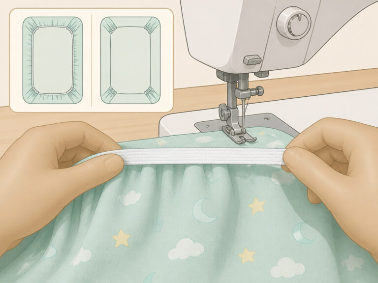 How to Make Baby Bed Sheet | The Crib Sheet Math That Fits