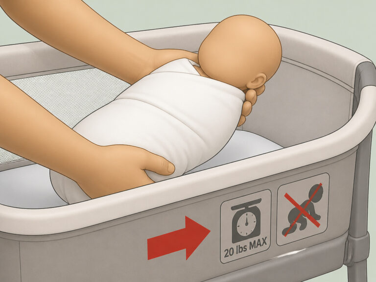 Master How to Put a Newborn to Sleep in a Bassinet Safely